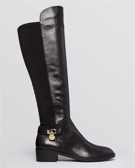 michael kors black stretch boots size 7.5|Michael Kors boots for women.